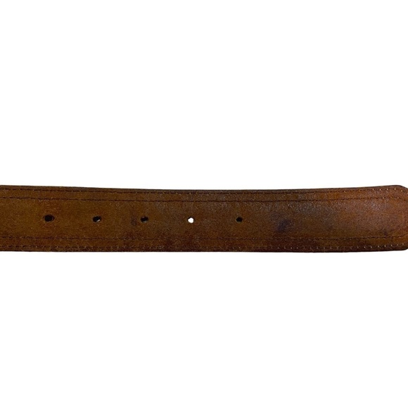Orvis Brown Leather Belt Sz 40 - Picture 8 of 9